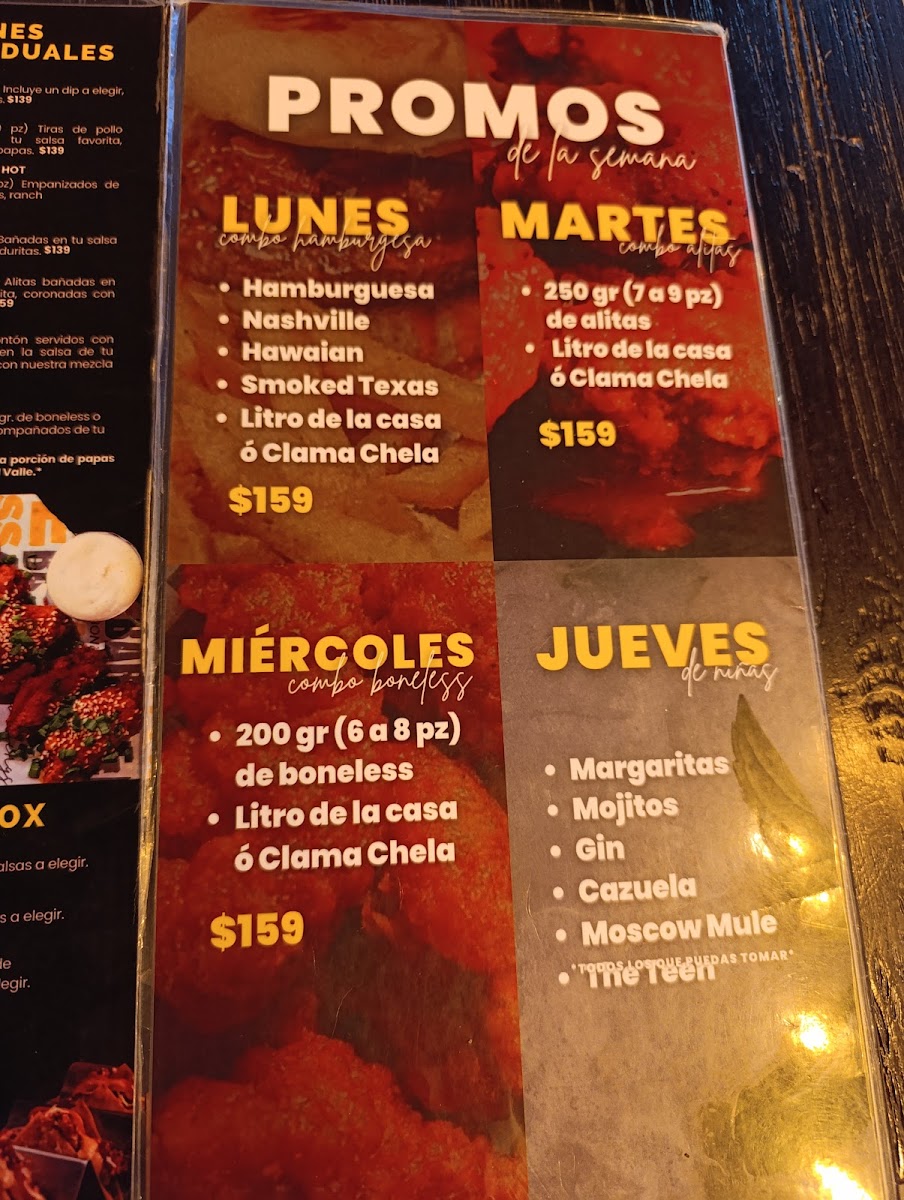 Menu The Wings Reliz-2